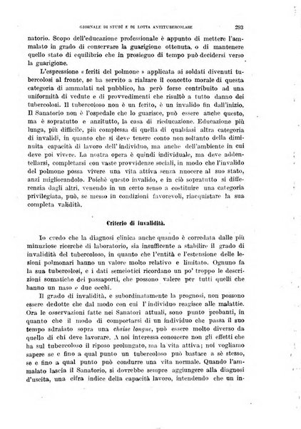 Tubercolosi giornale di studi e di lotta antitubercolare