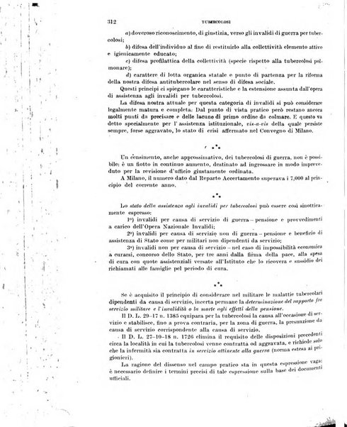 Tubercolosi giornale di studi e di lotta antitubercolare