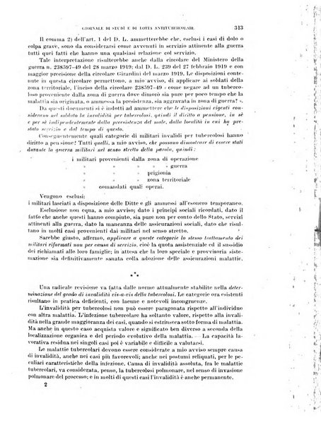 Tubercolosi giornale di studi e di lotta antitubercolare