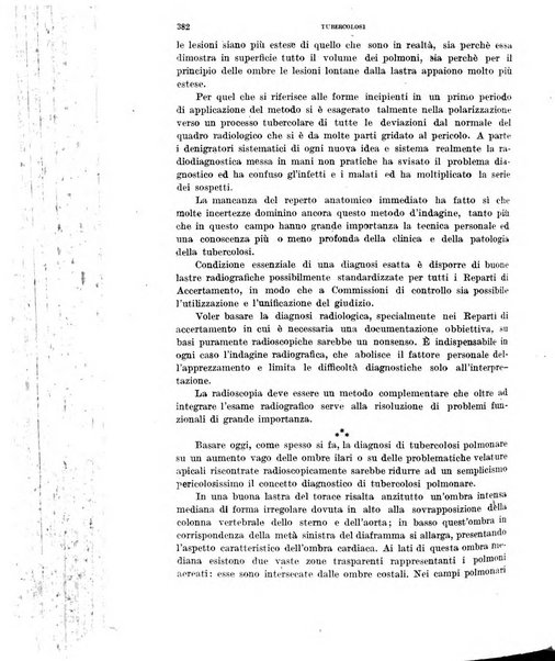 Tubercolosi giornale di studi e di lotta antitubercolare