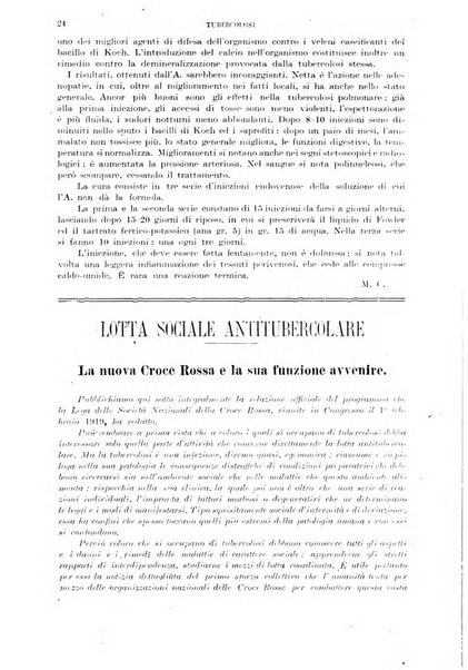 Tubercolosi giornale di studi e di lotta antitubercolare