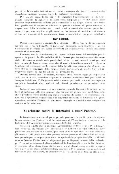 Tubercolosi giornale di studi e di lotta antitubercolare