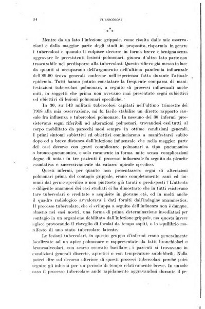 Tubercolosi giornale di studi e di lotta antitubercolare