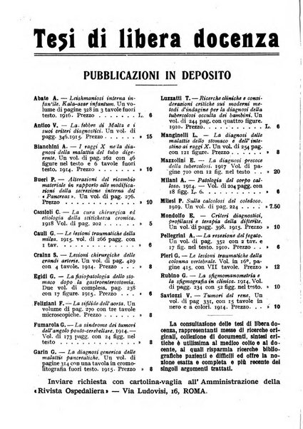 Tubercolosi giornale di studi e di lotta antitubercolare