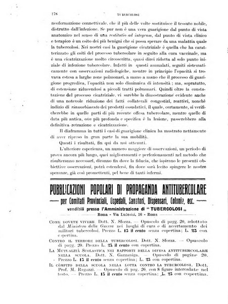 Tubercolosi giornale di studi e di lotta antitubercolare