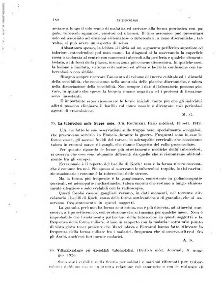 Tubercolosi giornale di studi e di lotta antitubercolare