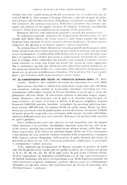 Tubercolosi giornale di studi e di lotta antitubercolare