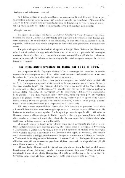 Tubercolosi giornale di studi e di lotta antitubercolare