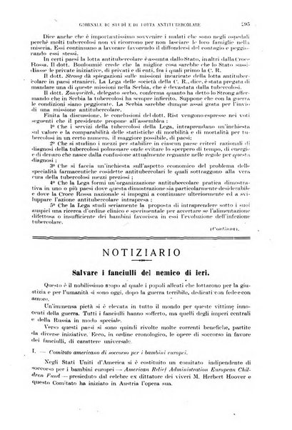 Tubercolosi giornale di studi e di lotta antitubercolare