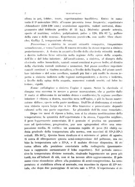 Tubercolosi giornale di studi e di lotta antitubercolare