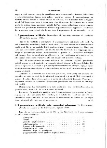 Tubercolosi giornale di studi e di lotta antitubercolare