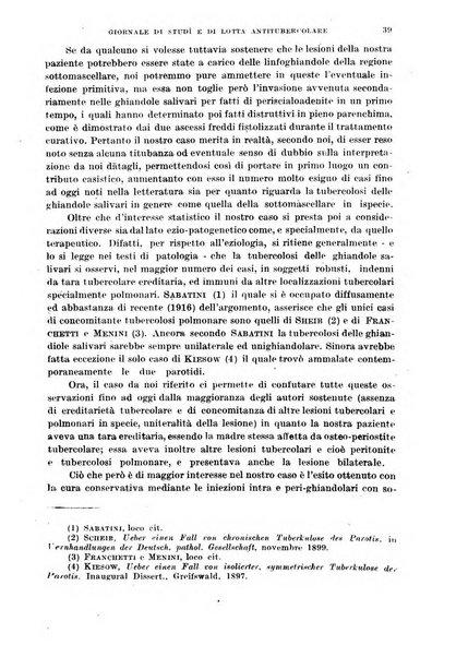 Tubercolosi giornale di studi e di lotta antitubercolare