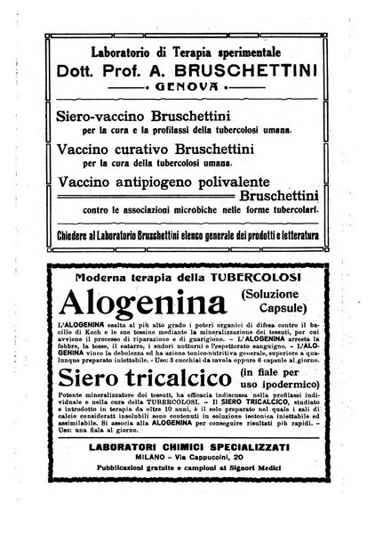 Tubercolosi giornale di studi e di lotta antitubercolare