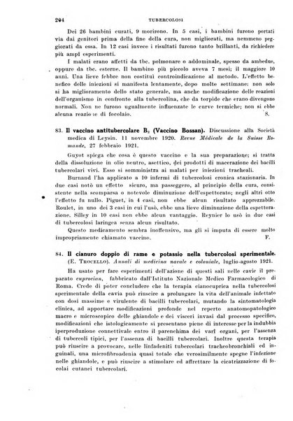 Tubercolosi giornale di studi e di lotta antitubercolare