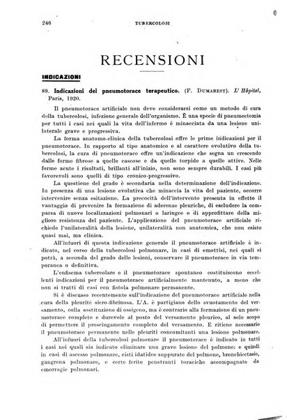 Tubercolosi giornale di studi e di lotta antitubercolare