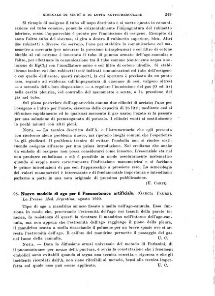 Tubercolosi giornale di studi e di lotta antitubercolare