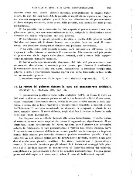 Tubercolosi giornale di studi e di lotta antitubercolare