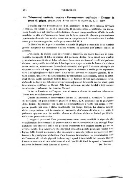 Tubercolosi giornale di studi e di lotta antitubercolare