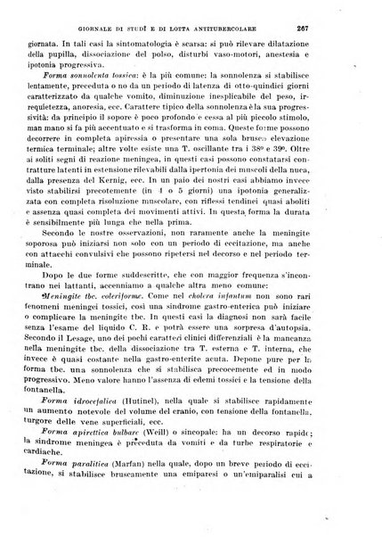 Tubercolosi giornale di studi e di lotta antitubercolare