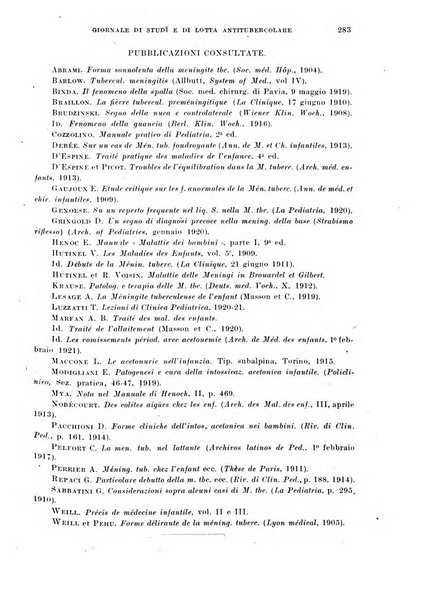 Tubercolosi giornale di studi e di lotta antitubercolare