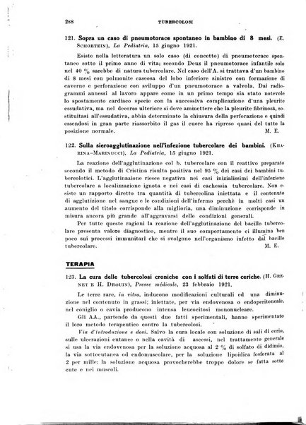 Tubercolosi giornale di studi e di lotta antitubercolare