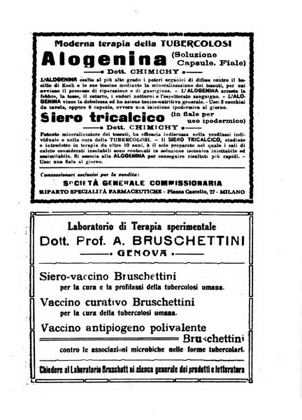 Tubercolosi giornale di studi e di lotta antitubercolare