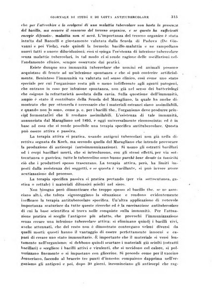 Tubercolosi giornale di studi e di lotta antitubercolare