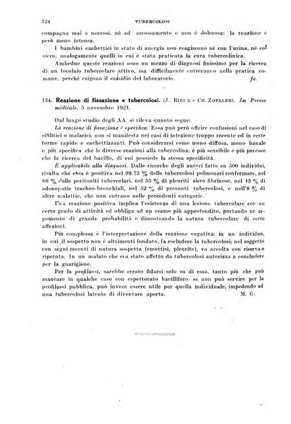 Tubercolosi giornale di studi e di lotta antitubercolare