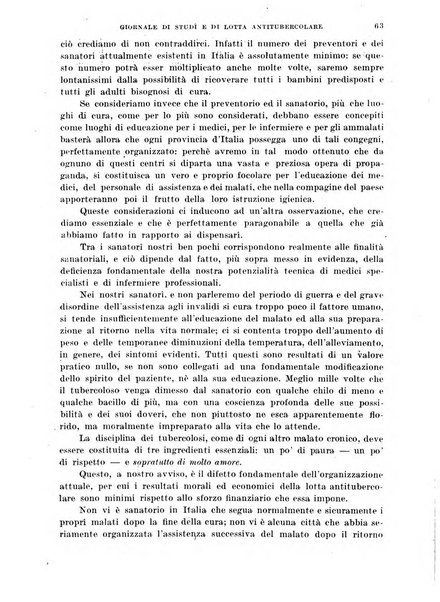 Tubercolosi giornale di studi e di lotta antitubercolare