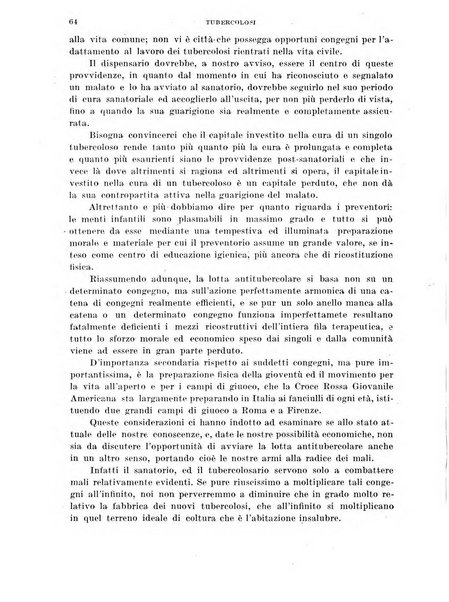 Tubercolosi giornale di studi e di lotta antitubercolare