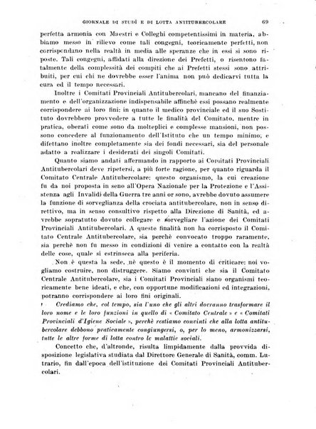 Tubercolosi giornale di studi e di lotta antitubercolare