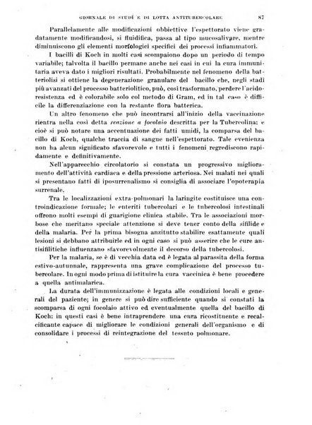 Tubercolosi giornale di studi e di lotta antitubercolare