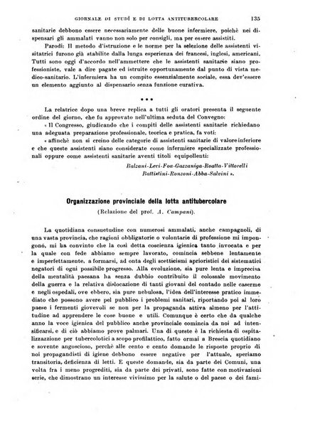 Tubercolosi giornale di studi e di lotta antitubercolare