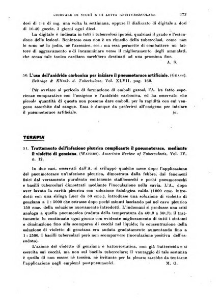 Tubercolosi giornale di studi e di lotta antitubercolare