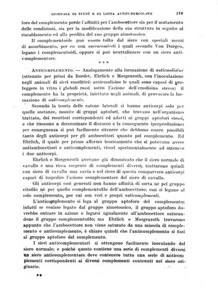 Tubercolosi giornale di studi e di lotta antitubercolare