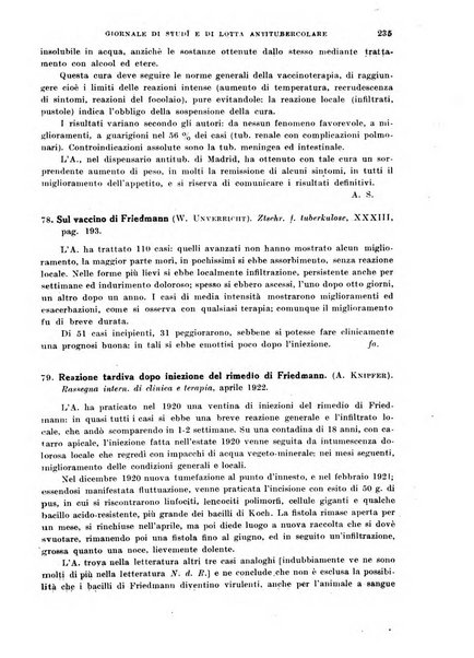 Tubercolosi giornale di studi e di lotta antitubercolare