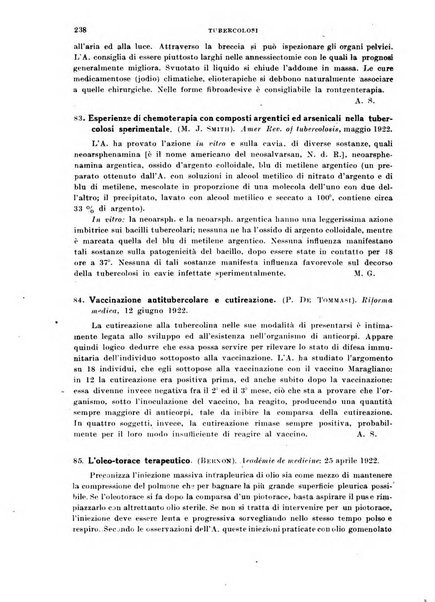 Tubercolosi giornale di studi e di lotta antitubercolare