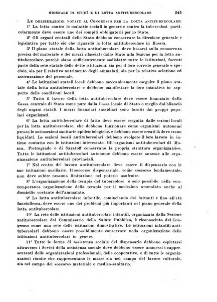 Tubercolosi giornale di studi e di lotta antitubercolare