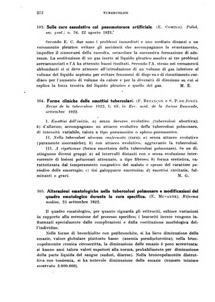 Tubercolosi giornale di studi e di lotta antitubercolare