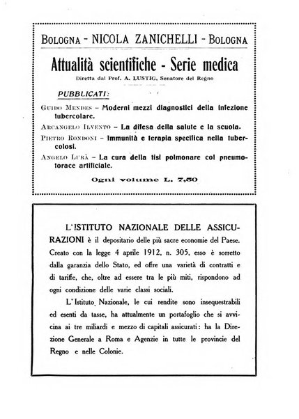 Tubercolosi giornale di studi e di lotta antitubercolare