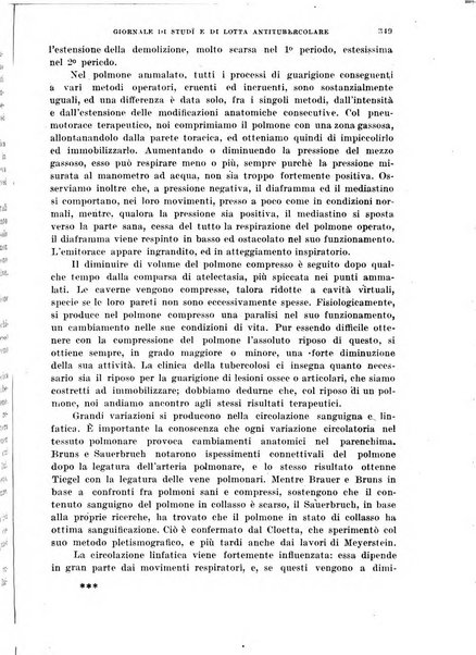 Tubercolosi giornale di studi e di lotta antitubercolare