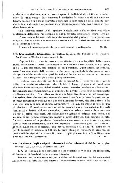 Tubercolosi giornale di studi e di lotta antitubercolare