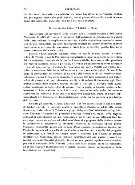 Tubercolosi giornale di studi e di lotta antitubercolare