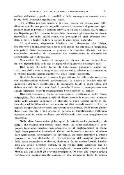 Tubercolosi giornale di studi e di lotta antitubercolare