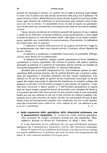 Tubercolosi giornale di studi e di lotta antitubercolare