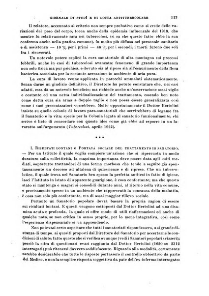 Tubercolosi giornale di studi e di lotta antitubercolare