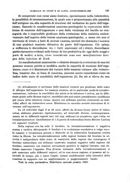 Tubercolosi giornale di studi e di lotta antitubercolare