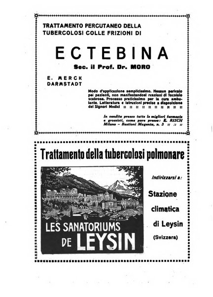 Tubercolosi giornale di studi e di lotta antitubercolare