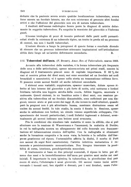 Tubercolosi giornale di studi e di lotta antitubercolare