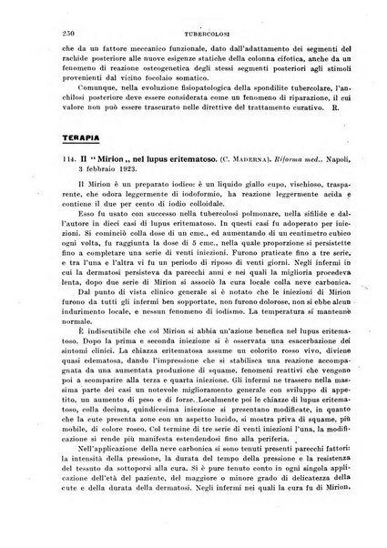 Tubercolosi giornale di studi e di lotta antitubercolare